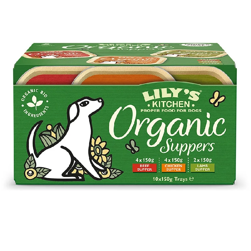 Lily's Kitchen Organic Adult Wet Dog Food Mixed Multipack 10x150g