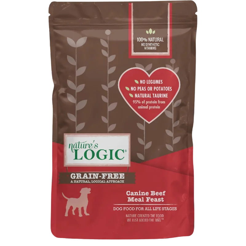 Nature's Logic Canine Beef Meal Feast Dry Dog Food 4.4 lb