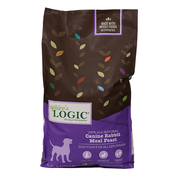 Nature's Logic Canine Rabbit Meal Feast Dry Dog Food