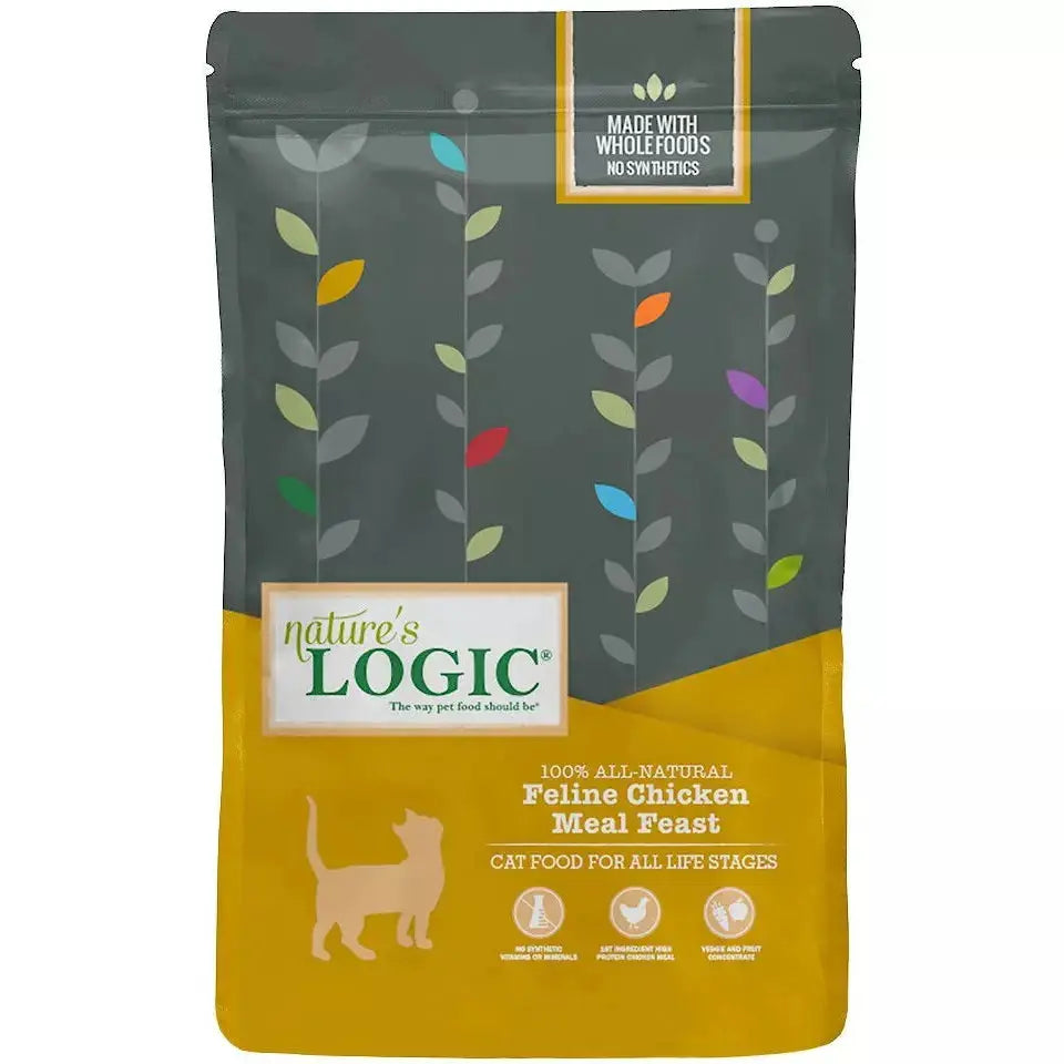 Nature's Logic Feline Chicken Meal Feast All Life Stages Dry Cat Food