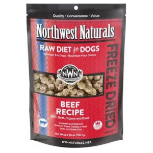 Northwest Naturals Freeze-Dried Raw Beef Nuggets Dog Food