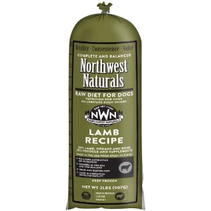 Northwest Naturals Raw Frozen Lamb Chub Dog Food 5 lb