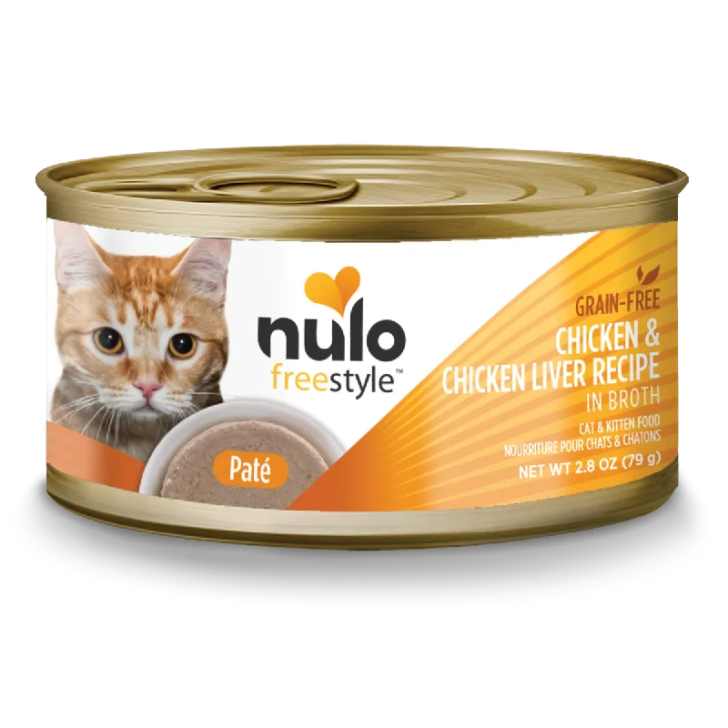 Nulo Freestyle Cat & Kitten Chicken & Chicken Liver Smooth Pate in Broth Canned Cat Food