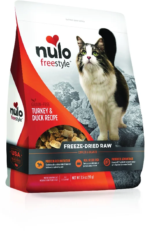 Nulo FreeStyle Turkey & Duck Recipe Freeze-Dried Raw Cat Food