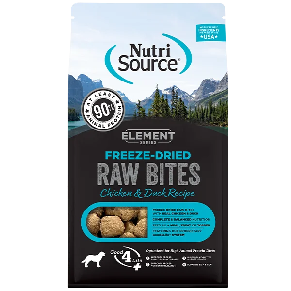 NutriSource Dog Element FD Raw Bites Chicken & Duck 280g