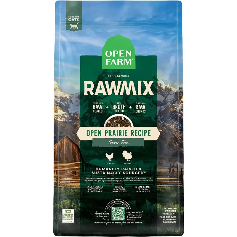 Open Farm RawMix Open Prairie Recipe Grain Free Cat