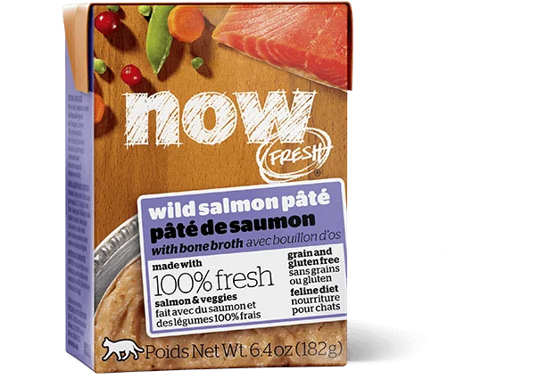 Petcurean Now Fresh Grain Free Cat Wet Food Wild Salmon Pate