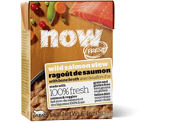 Petcurean Now Fresh Grain Free Cat Wet Food Wild Salmon Stew