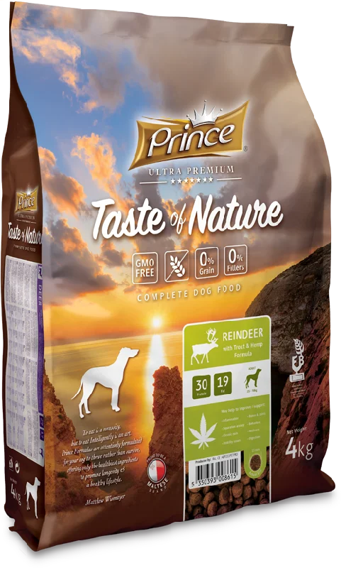 Prince Taste Of Nature Ultra Premium, Reindeer with Trout & Hemp