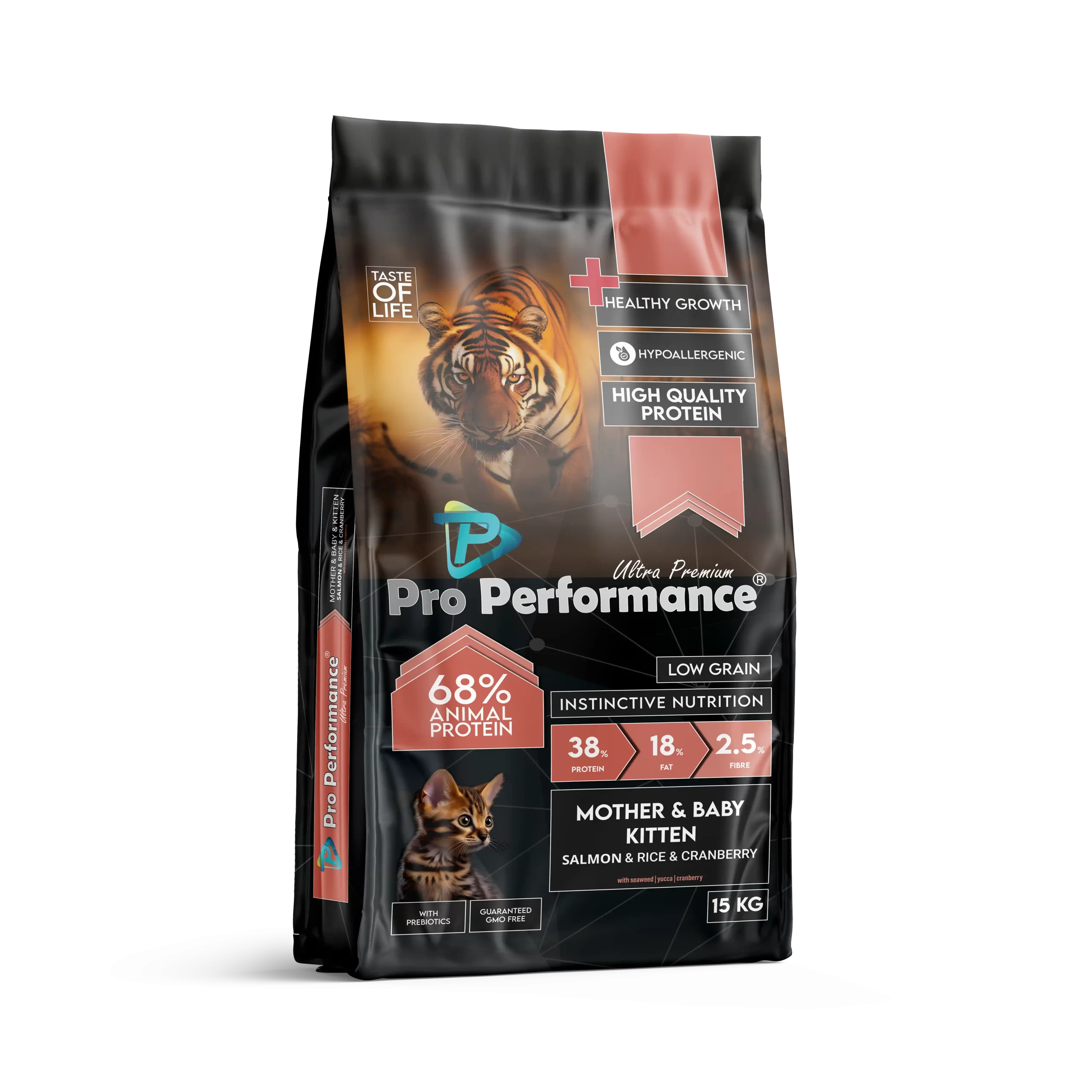 pro performance adult cat mother & baby kitten with salmon &rice 15kg