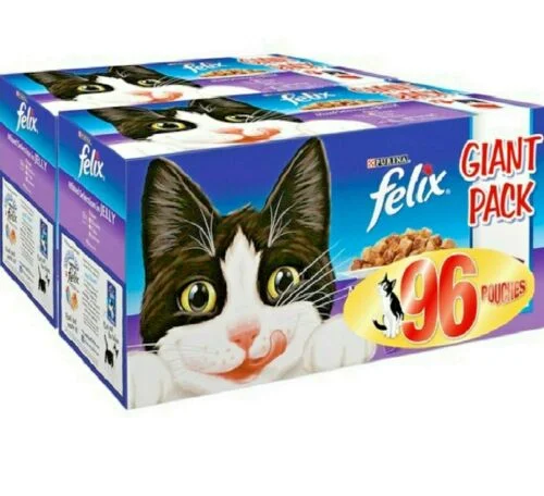 Purina Felix Jelly Pouch Multipack for Cats - 96x100g