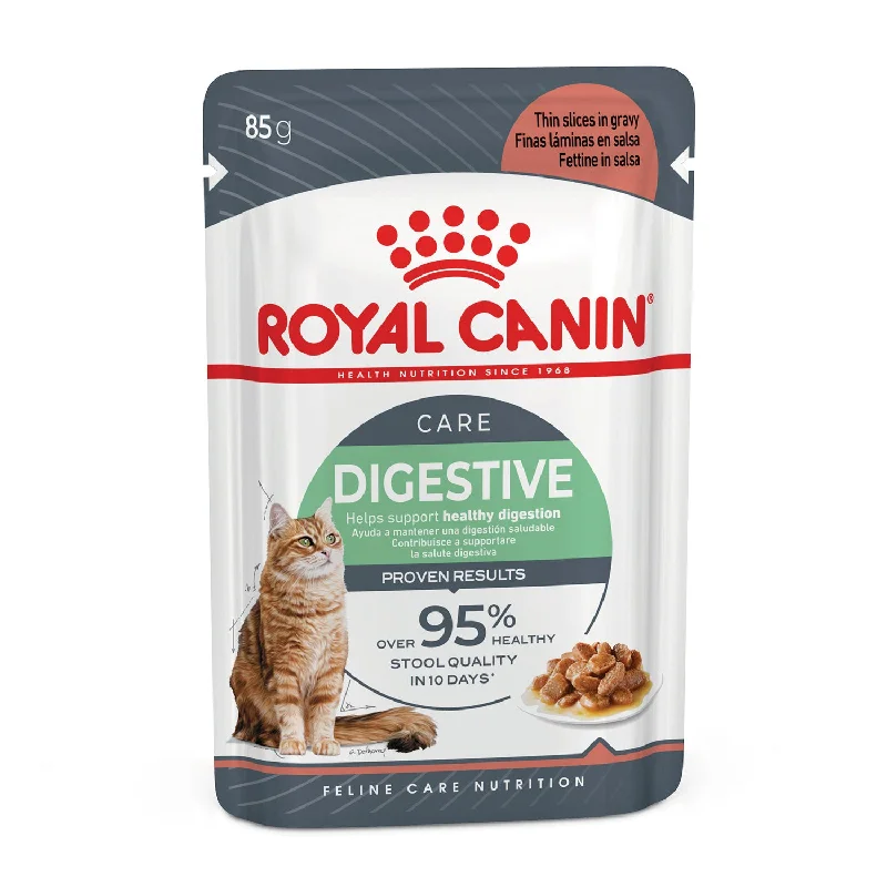 Royal Canin Digestive Sensitive Care Gravy Adult Wet Cat Food Pouches