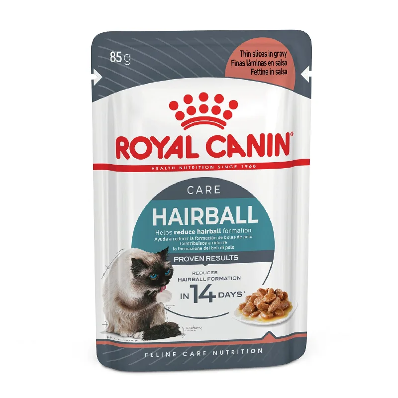 Royal Canin Hairball Care Gravy Adult Wet Cat Food Pouches