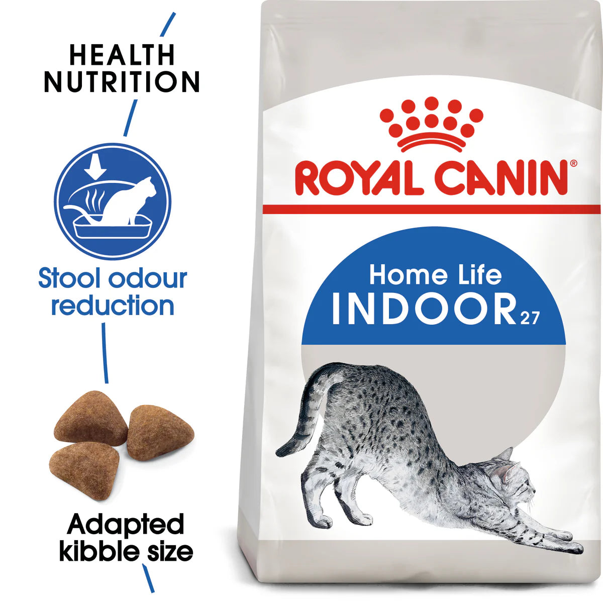 Royal Canin Indoor27- Dry food for indoor adult cats  (400kg/2kg/4kg/10kg )