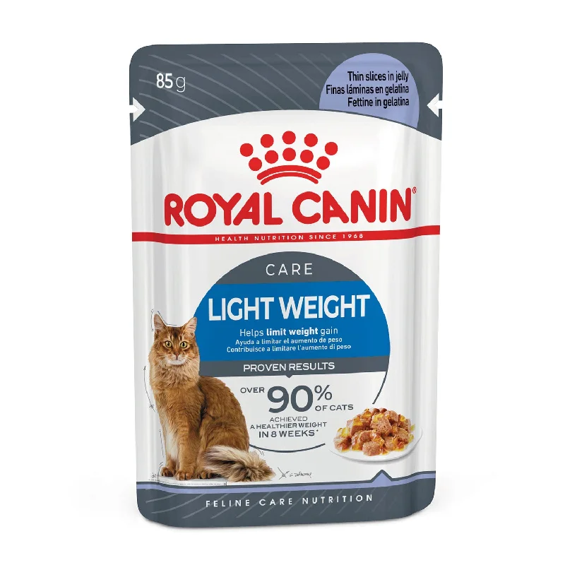 Royal Canin Light Weight Care Jelly Adult Wet Cat Food Pouches