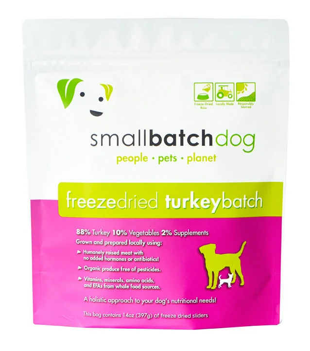 SmallBatch Freeze Dried Turkey Dog Food