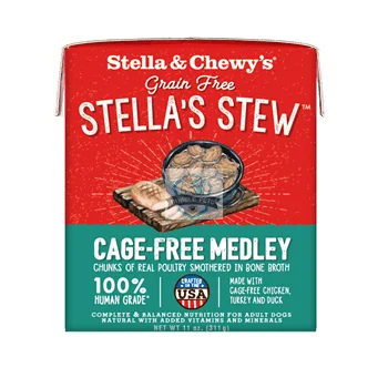 Stella & Chewy’s Cage-Free Chicken Turkey Duck Medley Stew