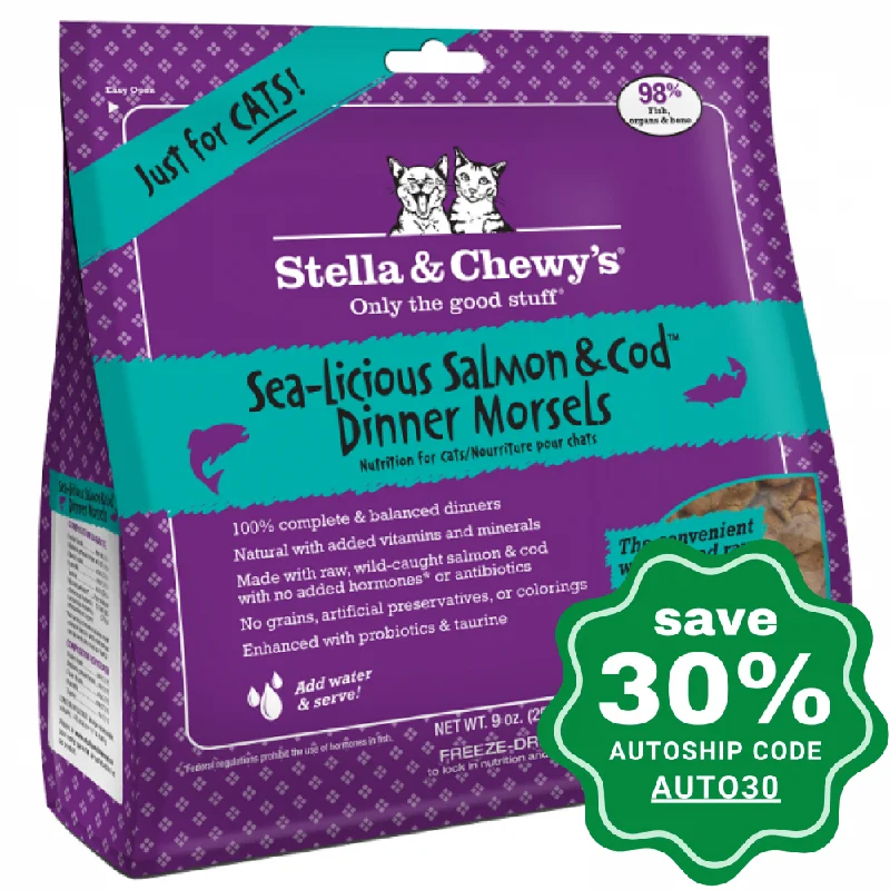 Stella & Chewy's - Sea Licious Salmon and Cod Dinners for Cats - 3.5OZ