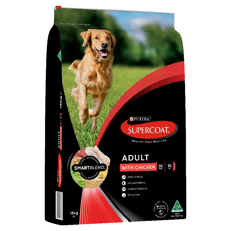 Supercoat Chicken Adult Dry Dog Food 18kg