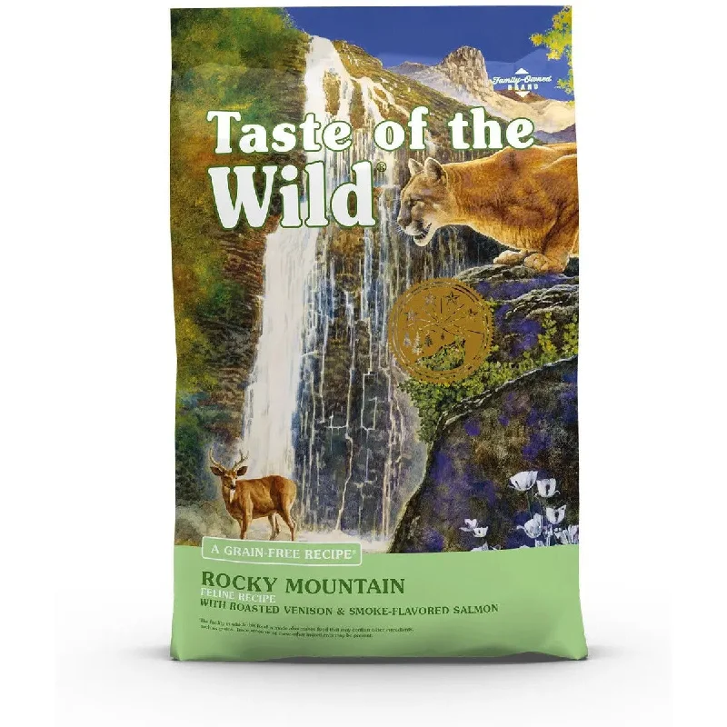 Taste of the Wild® Rocky Mountain® Grain Free Feline With Roasted Venison & Smoked Salmon Recipe Cat Food