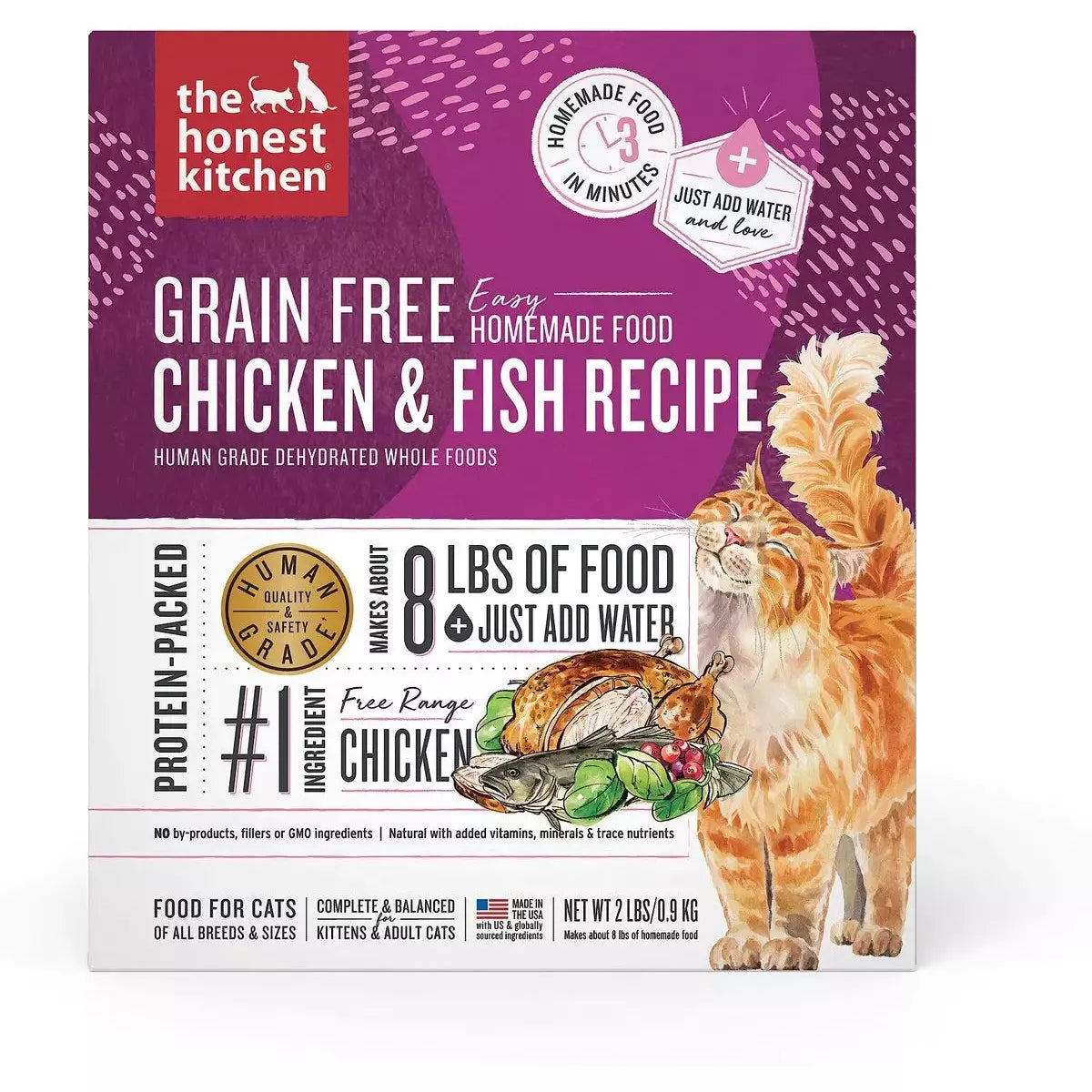 The Honest Kitchen Dehydrated Grain Free Chicken & Fish Cat Food