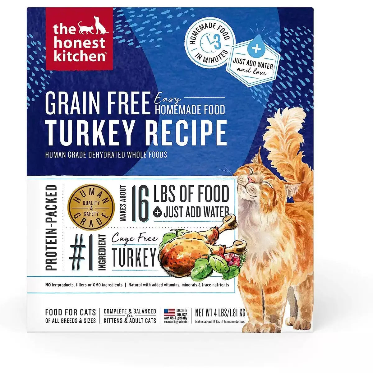 The Honest Kitchen Dehydrated Grain Free Turkey Cat Food