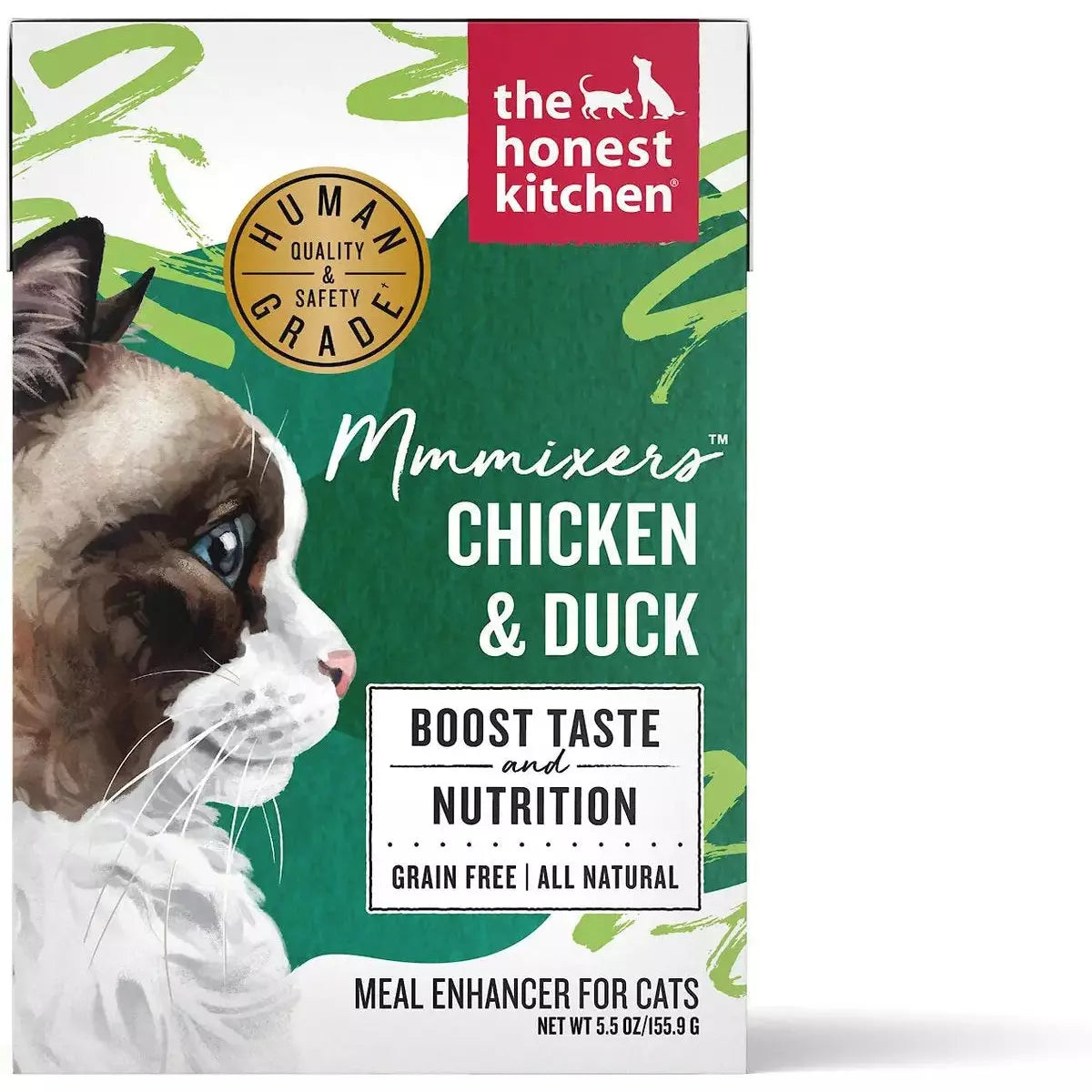 The Honest Kitchen Mmmixers Human Grade Chicken & Duck Cat Food Toppers 12/5.5oz