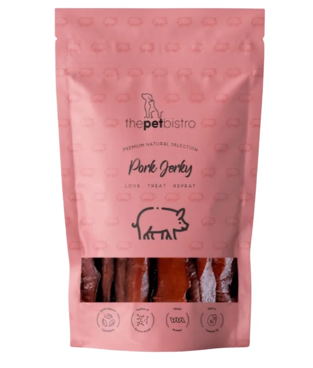 The Pet Bistro Pork Jerky 100g