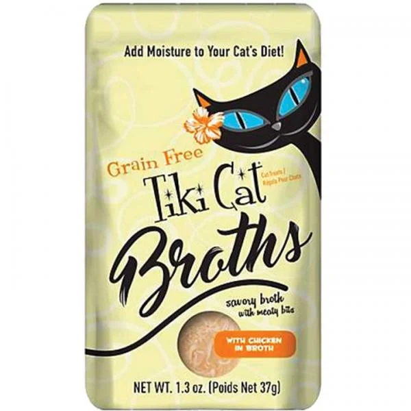 Tiki Pet C Pouch Broth Chicken 1.3oz