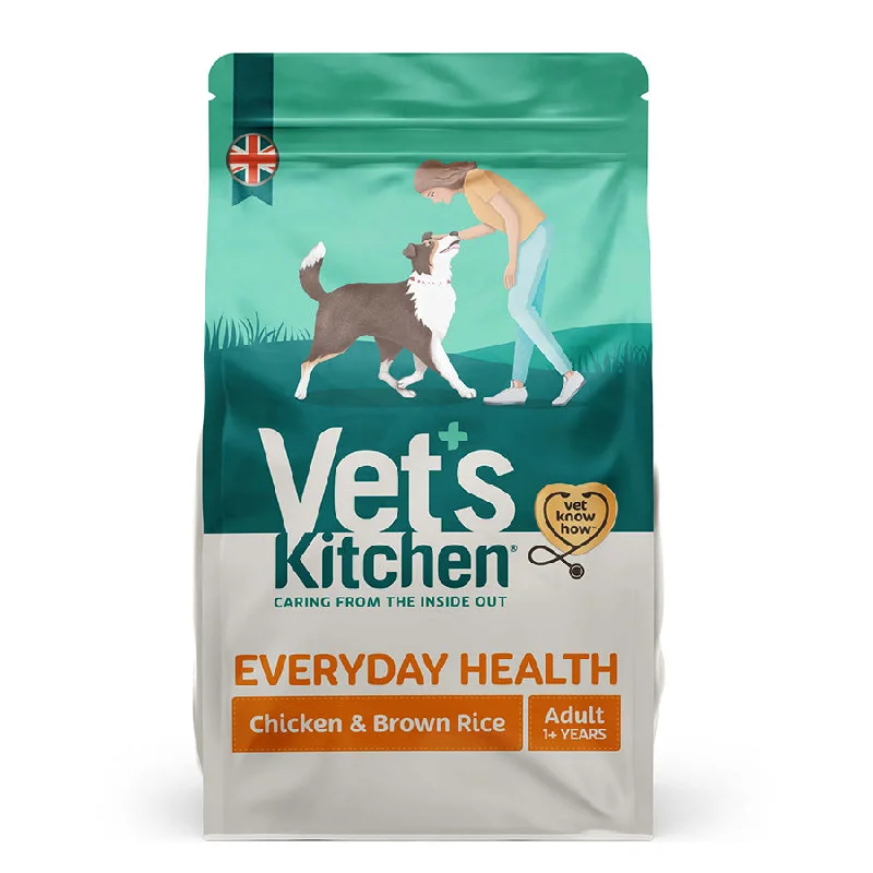 Vet's Kitchen Everyday Health Adult Chicken & Brown Rice Dry Dog Food - 12kg