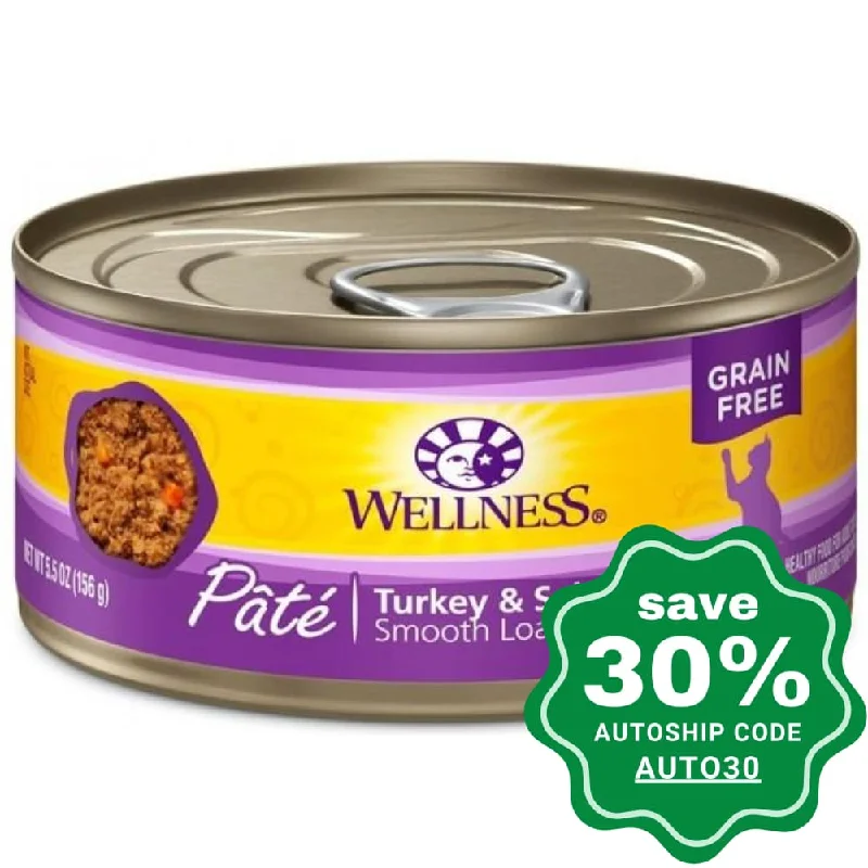 Wellness - Complete Health Pate - Grain Free Canned Cat Food - Turkey & Salmon - 3OZ (min. 24 Cans)