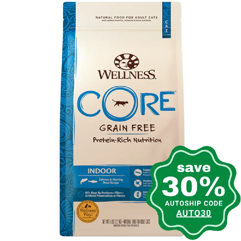 Wellness - CORE - Grain Free Dry Cat Food - Indoor Salmon & Herring - 11LB