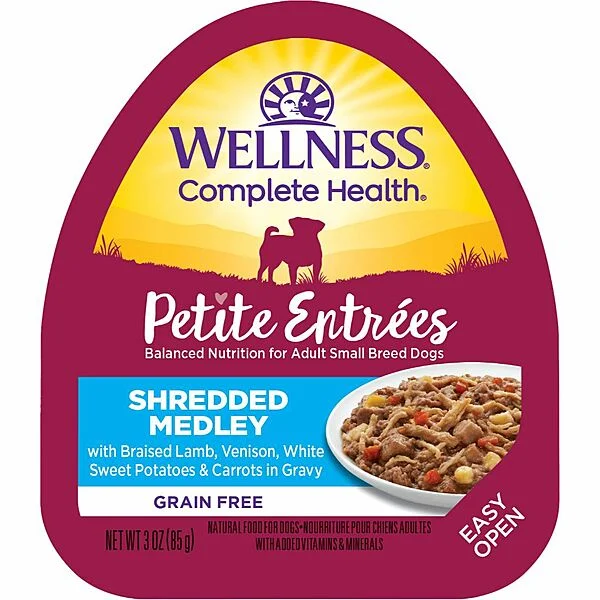 Wellness Petite Entrée Shredded Medley Lamb/Venison/Sweet Potato/Carrot 3OZ