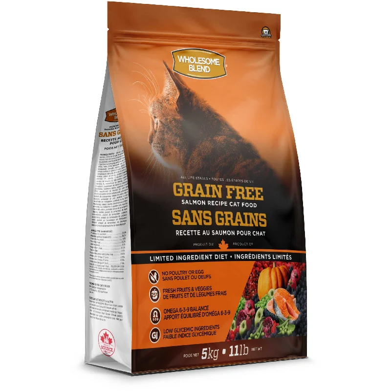 Wholesome Blend Grain-Free Salmon Dry Cat Food