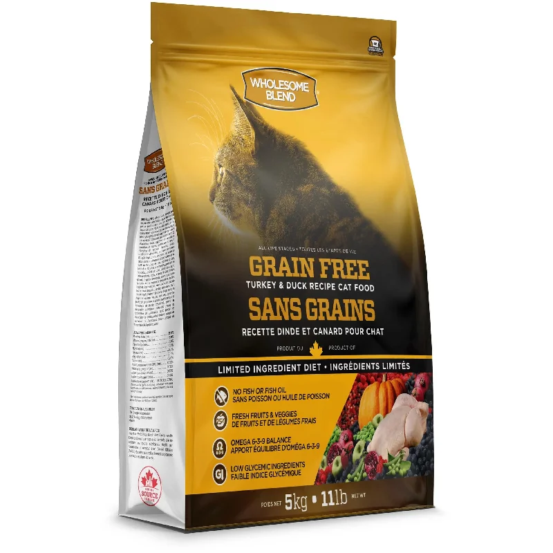 Wholesome Blend Grain-Free Turkey & Duck Dry Cat Food