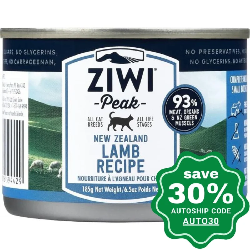 Ziwipeak - Moist LAMB Recipe Canned Cat Food - 185G (min. 12 cans)