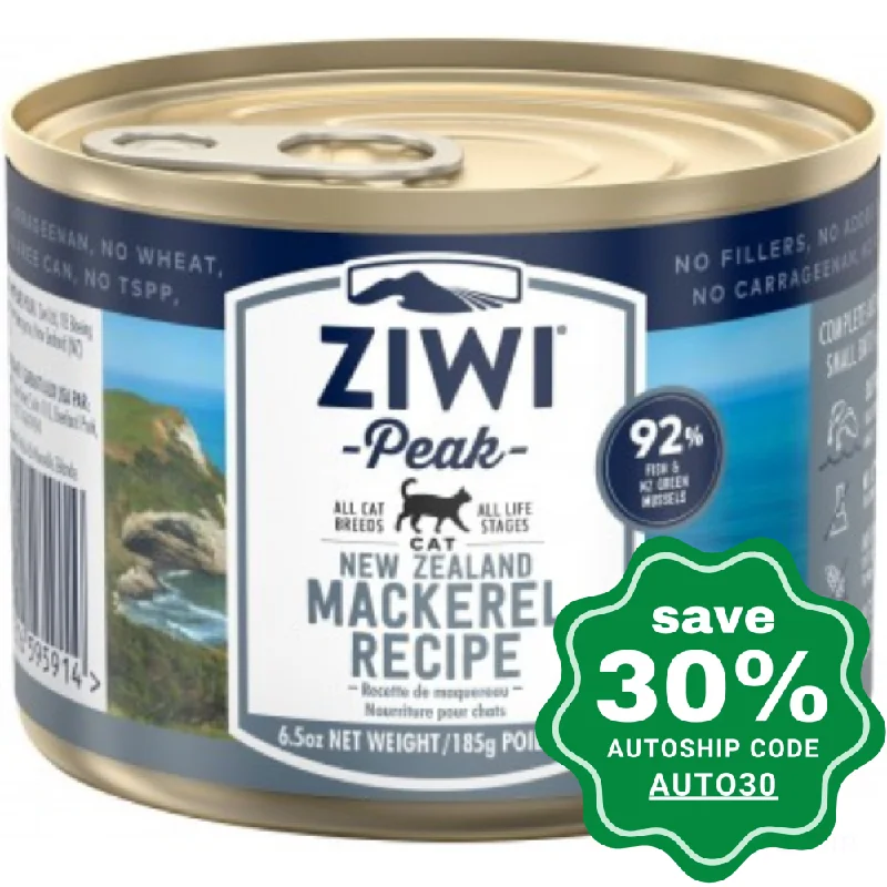 Ziwipeak - Moist MACKEREL Recipe Canned Cat Food - 185G (min. 12 cans)