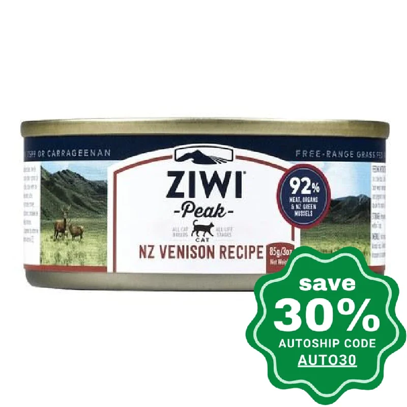 Ziwipeak - Moist VENISON Recipe Canned Cat Food - 85G (min. 24 cans)