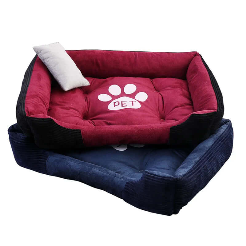 Warm Bone Pet Dogs Bed Washable House Cat Puppy Cotton Kennel Mat Soft Nest Dog Baskets Pet Products